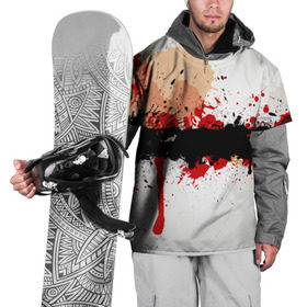 Накидка на куртку 3D с принтом Рассвет Абстракция в Тюмени, 100% полиэстер |  | Тематика изображения на принте: абстракция | абстракция красок | брызги | краска | кровь