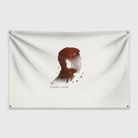 Флаг-баннер с принтом Дельфин Андрей в Тюмени, 100% полиэстер | размер 67 х 109 см, плотность ткани — 95 г/м2; по краям флага есть четыре люверса для крепления | дельфин