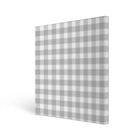 Холст квадратный с принтом Grey squares в Тюмени, 100% ПВХ |  | Тематика изображения на принте: белый | клеточка | серый | текстура