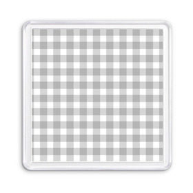 Магнит 55*55 с принтом Grey squares в Тюмени, Пластик | Размер: 65*65 мм; Размер печати: 55*55 мм | Тематика изображения на принте: белый | клеточка | серый | текстура