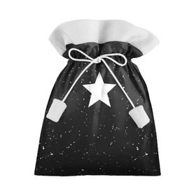 Подарочный 3D мешок с принтом Super Star в Тюмени, 100% полиэстер | Размер: 29*39 см | black | milk | блэк | брызги | звезда | милк | текстура | узор