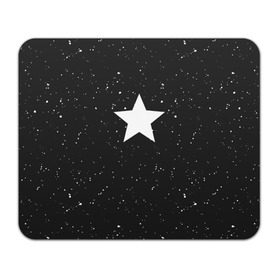 Коврик прямоугольный с принтом Super Star в Тюмени, натуральный каучук | размер 230 х 185 мм; запечатка лицевой стороны | Тематика изображения на принте: black | milk | блэк | брызги | звезда | милк | текстура | узор