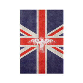 Обложка для паспорта матовая кожа с принтом Флаг Англии с белым орлом в Тюмени, натуральная матовая кожа | размер 19,3 х 13,7 см; прозрачные пластиковые крепления | Тематика изображения на принте: london | англия | белый | брызги | великобритания | империя | клякса | крылья | лондон | необычный | объеденное королевство | орел | птица | символ | сокол | туманный альбион | флаг