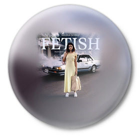 Значок с принтом Selena Gomez в Тюмени,  металл | круглая форма, металлическая застежка в виде булавки | Тематика изображения на принте: selena gomez