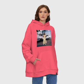 Худи SuperOversize хлопок с принтом Selena Gomez в Тюмени, 70% хлопок, 30% полиэстер, мягкий начес внутри | карман-кенгуру, эластичная резинка на манжетах и по нижней кромке, двухслойный капюшон
 | поп | поп рок | попса | селена гомес | селена гомис