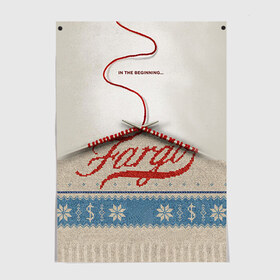 Постер с принтом Fargo в Тюмени, 100% бумага
 | бумага, плотность 150 мг. Матовая, но за счет высокого коэффициента гладкости имеет небольшой блеск и дает на свету блики, но в отличии от глянцевой бумаги не покрыта лаком | фарго