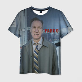 Мужская футболка 3D с принтом Fargo в Тюмени, 100% полиэфир | прямой крой, круглый вырез горловины, длина до линии бедер | Тематика изображения на принте: фарго