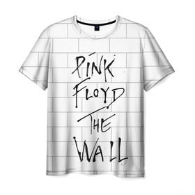 Мужская футболка 3D с принтом The Wall в Тюмени, 100% полиэфир | прямой крой, круглый вырез горловины, длина до линии бедер | pink floyd | пинк флоид