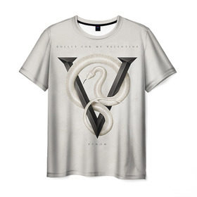 Мужская футболка 3D с принтом Venom в Тюмени, 100% полиэфир | прямой крой, круглый вырез горловины, длина до линии бедер | Тематика изображения на принте: bullet for my valentine | пуля для моей возлюбленной