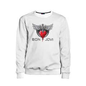 Детский свитшот 3D с принтом Bon Jovi в Тюмени, 100% полиэстер | свободная посадка, прямой крой, мягкая тканевая резинка на рукавах и понизу свитшота | its my life | бон жови | джон бон джови | кровь | меч | сердце