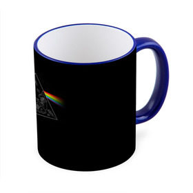 Кружка 3D с принтом Pink Floyd Make Rainbow в Тюмени, керамика | ёмкость 330 мл | Тематика изображения на принте: англия | басы | британия | гитара | группа | логотип | музыка | песни | пинк флойд | призма | радуга | рок | свет