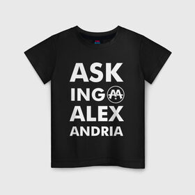 Детская футболка хлопок с принтом Asking Alexandria в Тюмени, 100% хлопок | круглый вырез горловины, полуприлегающий силуэт, длина до линии бедер | Тематика изображения на принте: 