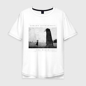 Мужская футболка хлопок Oversize с принтом Asking Alexandria в Тюмени, 100% хлопок | свободный крой, круглый ворот, “спинка” длиннее передней части | Тематика изображения на принте: asking alexandria