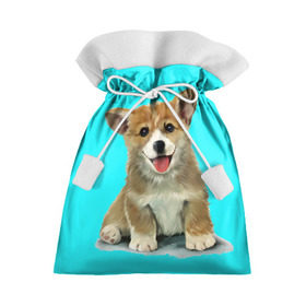 Подарочный 3D мешок с принтом Корги в Тюмени, 100% полиэстер | Размер: 29*39 см | Тематика изображения на принте: corgy | dog | korgi | puppy | вельш корги | кардиган | коржик | пемброк | собака | щенок