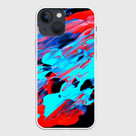 Чехол для iPhone 13 mini с принтом Краски лета в Тюмени,  |  | abstraction | watercolor | абстракция красок | акварель | брызги красок | живопись | краска | потертость красок | разводы | размытые краски | текстуры | черно белый | яркие | яркие краски