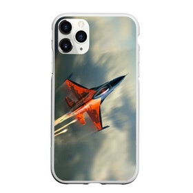 Чехол для iPhone 11 Pro матовый с принтом Красный F16 в Тюмени, Силикон |  | Тематика изображения на принте: самолет