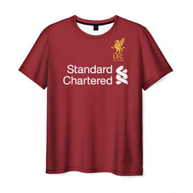 Мужская футболка 3D с принтом Ливерпуль в Тюмени, 100% полиэфир | прямой крой, круглый вырез горловины, длина до линии бедер | liverpool | коутиньо | ливер | фирмино | футбол