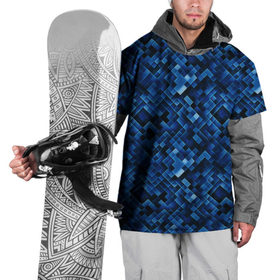 Накидка на куртку 3D с принтом Blue style в Тюмени, 100% полиэстер |  | 