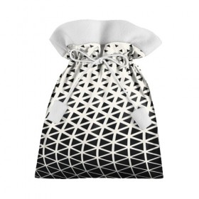 Подарочный 3D мешок с принтом Необычный узор в Тюмени, 100% полиэстер | Размер: 29*39 см | Тематика изображения на принте: pattern | сетка | узоры
