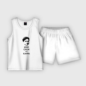Детская пижама с шортами хлопок с принтом Kappa в Тюмени,  |  | cs go | kappa | каппа | кс го