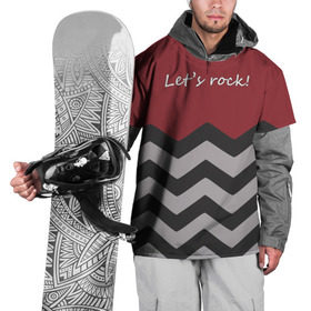 Накидка на куртку 3D с принтом Let`s rock! в Тюмени, 100% полиэстер |  | lets rock | twin peaks | давайте сделаем это | даян | даяна | диана | дэвид линч | карлик | твин пикс