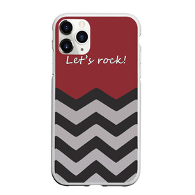 Чехол для iPhone 11 Pro матовый с принтом Lets rock! в Тюмени, Силикон |  | lets rock | twin peaks | давайте сделаем это | даян | даяна | диана | дэвид линч | карлик | твин пикс