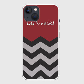 Чехол для iPhone 13 с принтом Lets rock в Тюмени,  |  | lets rock | twin peaks | давайте сделаем это | даян | даяна | диана | дэвид линч | карлик | твин пикс