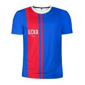 Мужская футболка 3D спортивная с принтом ЦСКА в Тюмени, 100% полиэстер с улучшенными характеристиками | приталенный силуэт, круглая горловина, широкие плечи, сужается к линии бедра | кони | москва | цска