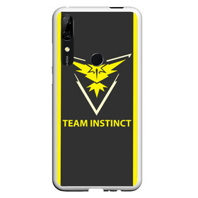 Чехол для Honor P Smart Z с принтом Team instinct в Тюмени, Силикон | Область печати: задняя сторона чехла, без боковых панелей | Тематика изображения на принте: game | игра | игрок | инстинкт | пикачу | покемон