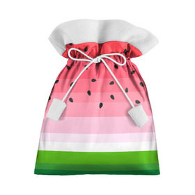 Подарочный 3D мешок с принтом Арбузик в Тюмени, 100% полиэстер | Размер: 29*39 см | Тематика изображения на принте: pattern | trend | арбуз | зеленый | косточки | красный | мода | патерн | паттерн | розовый | текстура | тренд | фрукт | ягода