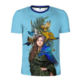 Мужская футболка 3D спортивная с принтом Lana Del Rey в Тюмени, 100% полиэстер с улучшенными характеристиками | приталенный силуэт, круглая горловина, широкие плечи, сужается к линии бедра | lana del rey | лана дель рей