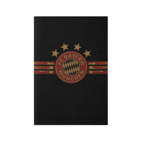 Обложка для паспорта матовая кожа с принтом Бавария Мюнхен в Тюмени, натуральная матовая кожа | размер 19,3 х 13,7 см; прозрачные пластиковые крепления | fc bayern munchen | football | бавария | бавария мюнхен | германия | клуб | спорт | футбол | эмблема