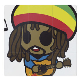 Магнитный плакат 3Х3 с принтом Reggae в Тюмени, Полимерный материал с магнитным слоем | 9 деталей размером 9*9 см | Тематика изображения на принте: bob marley | боб марли