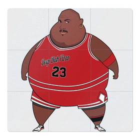 Магнитный плакат 3Х3 с принтом Fat Jordan в Тюмени, Полимерный материал с магнитным слоем | 9 деталей размером 9*9 см | basketball | bulls | chicago | jordan | michael | nba | sport | баскетбол | буллс | джордан | майкл | нба | спорт | чикаго