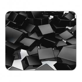 Коврик прямоугольный с принтом Кубы материи в Тюмени, натуральный каучук | размер 230 х 185 мм; запечатка лицевой стороны | abstract | abstraction | block | tessera | абстракция | кубики | текстура