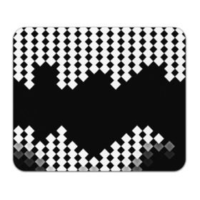 Коврик прямоугольный с принтом Шахматная клетка в Тюмени, натуральный каучук | размер 230 х 185 мм; запечатка лицевой стороны | abstract | abstraction | block | tessera | абстракция | клетка | кубики | текстура