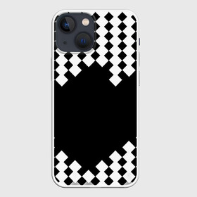 Чехол для iPhone 13 mini с принтом Шахматная клетка в Тюмени,  |  | abstract | abstraction | block | tessera | абстракция | клетка | кубики | текстура