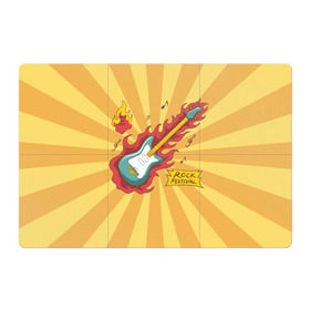 Магнитный плакат 3Х2 с принтом Rock Festival в Тюмени, Полимерный материал с магнитным слоем | 6 деталей размером 9*9 см | festival | rock | гитара | металл | музыка | ноты | огонь | рок | солнце | треш | хард