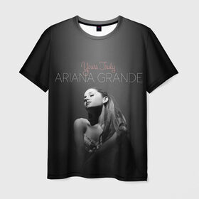 Мужская футболка 3D с принтом Ariana Grande в Тюмени, 100% полиэфир | прямой крой, круглый вырез горловины, длина до линии бедер | Тематика изображения на принте: ariana grande