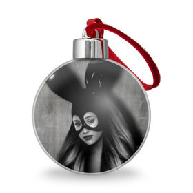 Ёлочный шар с принтом Ariana Grande в Тюмени, Пластик | Диаметр: 77 мм | Тематика изображения на принте: ariana grande