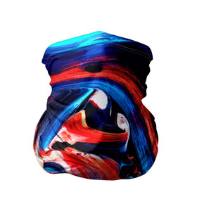 Бандана-труба 3D с принтом Узоры красок в Тюмени, 100% полиэстер, ткань с особыми свойствами — Activecool | плотность 150‒180 г/м2; хорошо тянется, но сохраняет форму | абстракция | потертость | размытые | текстуры | цветные | яркие