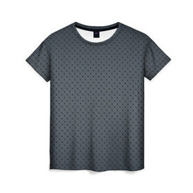 Женская футболка 3D с принтом T-Print в Тюмени, 100% полиэфир ( синтетическое хлопкоподобное полотно) | прямой крой, круглый вырез горловины, длина до линии бедер | клетка | полоски | точки