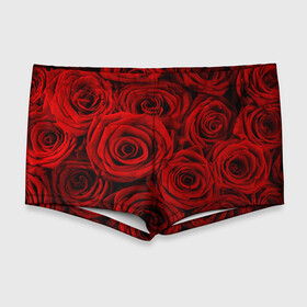 Мужские купальные плавки 3D с принтом Красные розы в Тюмени, Полиэстер 85%, Спандекс 15% |  | букет | красный | розы | цветы