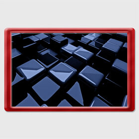 Магнит 45*70 с принтом Стильная абстракция в Тюмени, Пластик | Размер: 78*52 мм; Размер печати: 70*45 | abstraction | geometry | абстракция | геометрия | кубики | кубы | фигуры