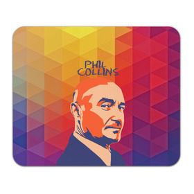 Коврик прямоугольный с принтом Phil Collins в Тюмени, натуральный каучук | размер 230 х 185 мм; запечатка лицевой стороны | phil collins | актер | альтернатива | британский певец | музыкант | рок