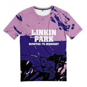 Мужская футболка 3D с принтом Linkin park в Тюмени, 100% полиэфир | прямой крой, круглый вырез горловины, длина до линии бедер | chester bennington | grey daze | linkin park | rock | stone temple pilots | альтернатива | беннингтон | музыка | рок | рэп кор