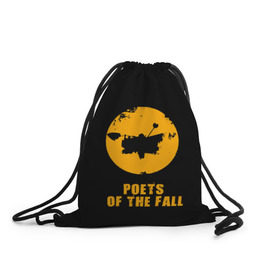 Рюкзак-мешок 3D с принтом poets of the fall в Тюмени, 100% полиэстер | плотность ткани — 200 г/м2, размер — 35 х 45 см; лямки — толстые шнурки, застежка на шнуровке, без карманов и подкладки | poets of the fall | rock | альтернатива | музыка | поэты | рок | фины