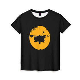 Женская футболка 3D с принтом POTF(LOGO BAND) в Тюмени, 100% полиэфир ( синтетическое хлопкоподобное полотно) | прямой крой, круглый вырез горловины, длина до линии бедер | poets of the fall | rock | альтернатива | музыка | поэты | рок | фины