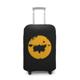 Чехол для чемодана 3D с принтом POTF(LOGO BAND) в Тюмени, 86% полиэфир, 14% спандекс | двустороннее нанесение принта, прорези для ручек и колес | poets of the fall | rock | альтернатива | музыка | поэты | рок | фины