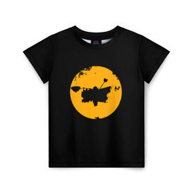 Детская футболка 3D с принтом POTF(LOGO BAND) в Тюмени, 100% гипоаллергенный полиэфир | прямой крой, круглый вырез горловины, длина до линии бедер, чуть спущенное плечо, ткань немного тянется | poets of the fall | rock | альтернатива | музыка | поэты | рок | фины